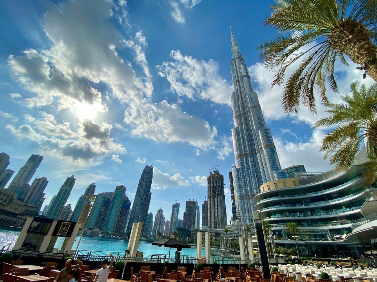 Dubai Downtown skyline with Burj Khalifa